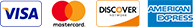 Major payment cards accepted